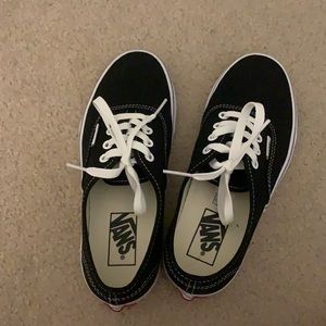 Vans authentic black womens size 6.5